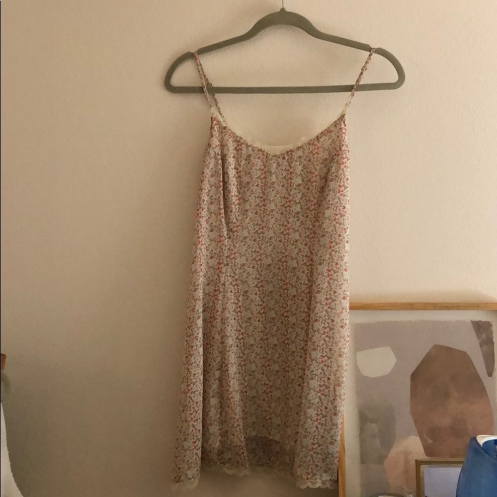 Floral spaghetti Strap dress